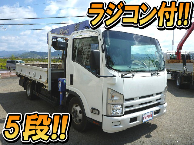 ISUZU Elf Truck (With 5 Steps Of Cranes) BKG-NPR85AR 2008 81,850km