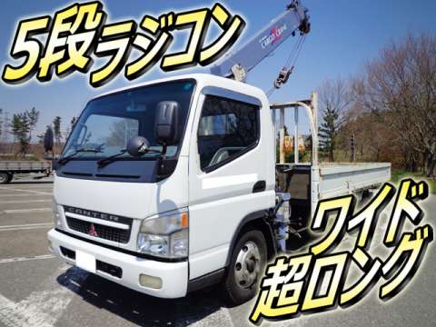 MITSUBISHI FUSO Canter Truck (With 5 Steps Of Cranes) KK-FE83EGY 2004 161,205km