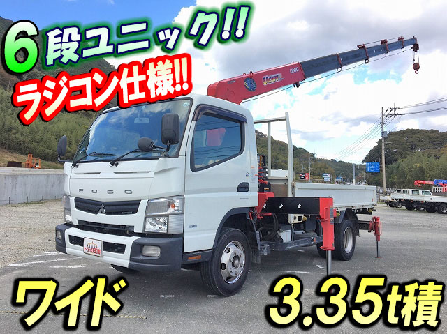MITSUBISHI FUSO Canter Truck (With 6 Steps Of Unic Cranes) TKG-FEB90 2012 166,330km