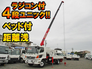 HINO Ranger Truck (With 4 Steps Of Unic Cranes) TKG-FD9JLAA 2014 65,392km_1