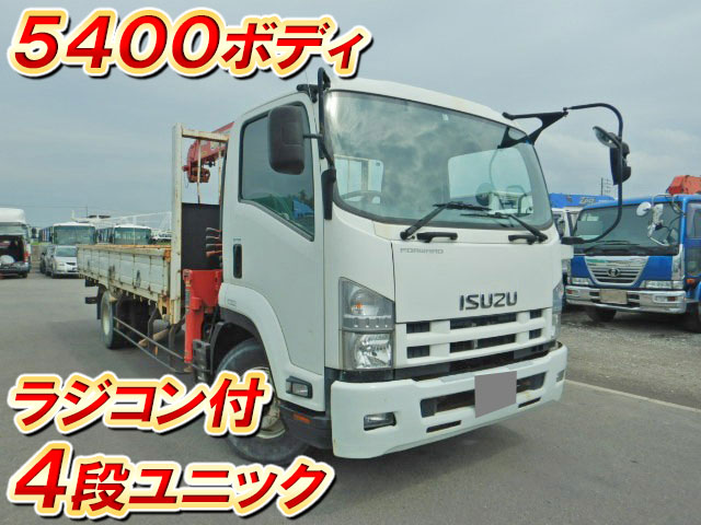 ISUZU Forward Truck (With 4 Steps Of Cranes) SKG-FRR90S1 2012 