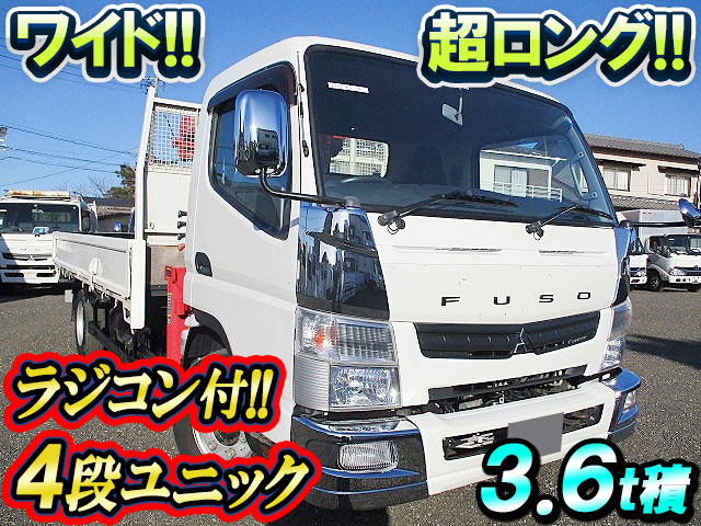 MITSUBISHI FUSO Canter Truck (With 4 Steps Of Unic Cranes) TKG-FEB90 2014 47,632km