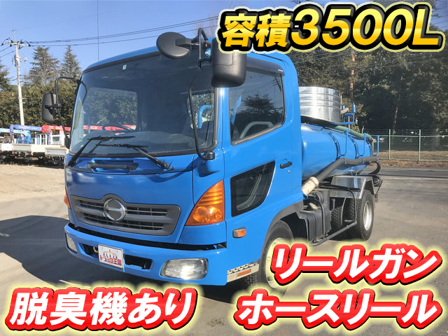 HINO Ranger Vacuum Truck PB-FC6JCFA 2004 294,603km