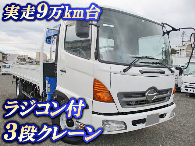 HINO Ranger Truck (With 3 Steps Of Cranes) BDG-FC6JKWA 2007 93,773km
