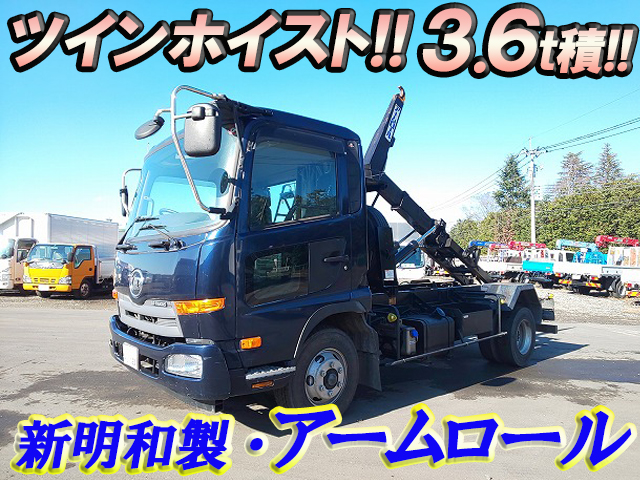 UD TRUCKS Condor Arm Roll Truck TKG-MK38L 2014 67,127km
