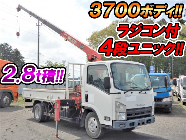 ISUZU Elf Truck (With 4 Steps Of Unic Cranes) BKG-NMR85AR 2009 39,314km