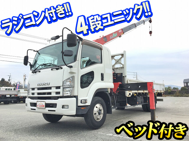 ISUZU Forward Truck (With 4 Steps Of Unic Cranes) SKG-FRR90S2 2012 153,656km