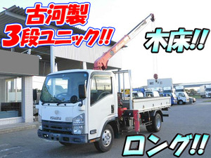 ISUZU Elf Truck (With 3 Steps Of Unic Cranes) BKG-NMR85AN 2007 85,000km_1