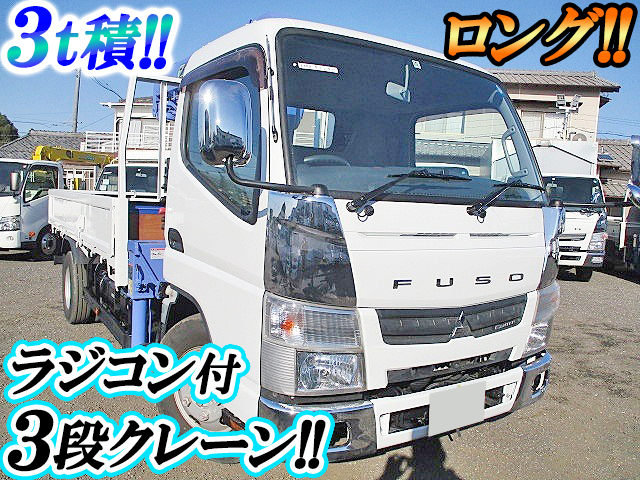 MITSUBISHI FUSO Canter Truck (With 3 Steps Of Cranes) TKG-FEA50 2014 51,210km