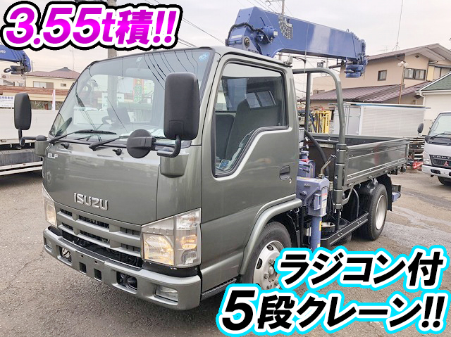 ISUZU Elf Truck (With 5 Steps Of Cranes) PDG-NKR85YN 2008 34,700km