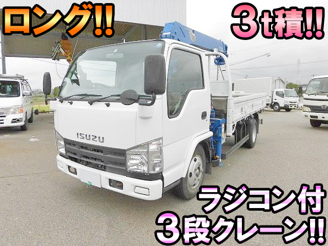 ISUZU Elf Truck (With 3 Steps Of Cranes) BDG-NKR85R 2008 30,000km