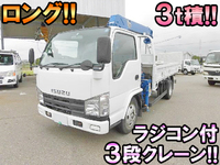 ISUZU Elf Truck (With 3 Steps Of Cranes) BDG-NKR85R 2008 30,000km_1