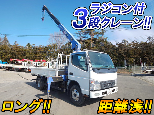 MITSUBISHI FUSO Canter Truck (With 3 Steps Of Cranes) PDG-FE73DN 2008 25,467km