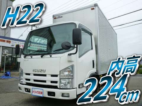 ISUZU Elf Aluminum Van BKG-NLR85AN 2010 65,411km