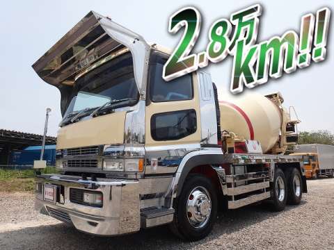 MITSUBISHI FUSO Super Great Mixer Truck KL-FV50MJXD 2001 28,879km