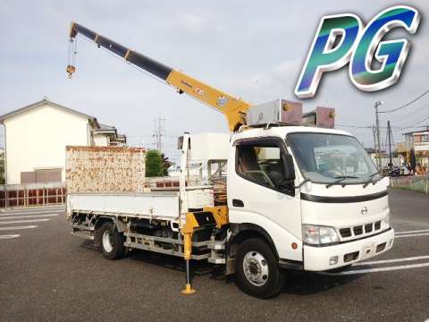 HINO Dutro Truck (With 4 Steps Of Cranes) PB-XZU423M 2006 316,861km