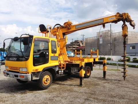 ISUZU Forward Hole Digging & Pole Standing Cars KC-FRR33G2 1996 77,872km