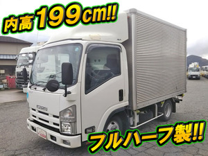 ISUZU Elf Aluminum Van BKG-NLR85AN 2009 107,517km_1