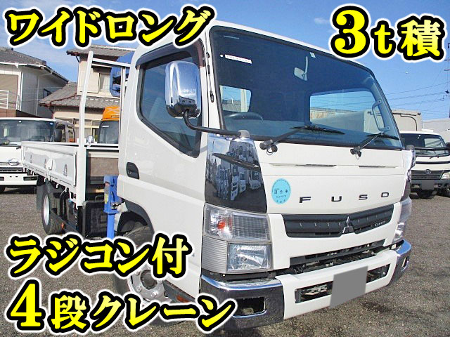 MITSUBISHI FUSO Canter Truck (With 4 Steps Of Cranes) TKG-FEB50 2014 48,790km