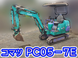 KOMATSU  Mini Excavator PC05-7E  2,385h_1