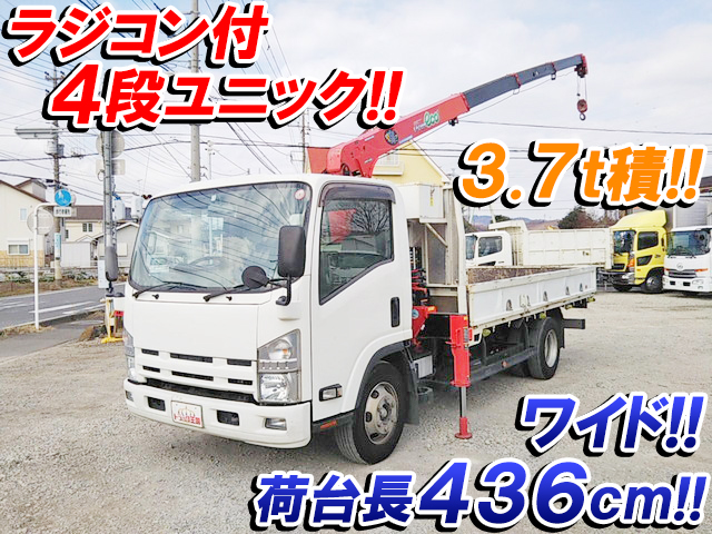 ISUZU Elf Truck (With 4 Steps Of Unic Cranes) SKG-NPR85YN 2015 178,078km