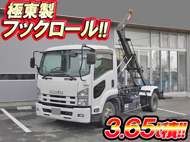 ISUZU Forward Hook Roll Truck TKG-FRR90S2 2015 222,967km