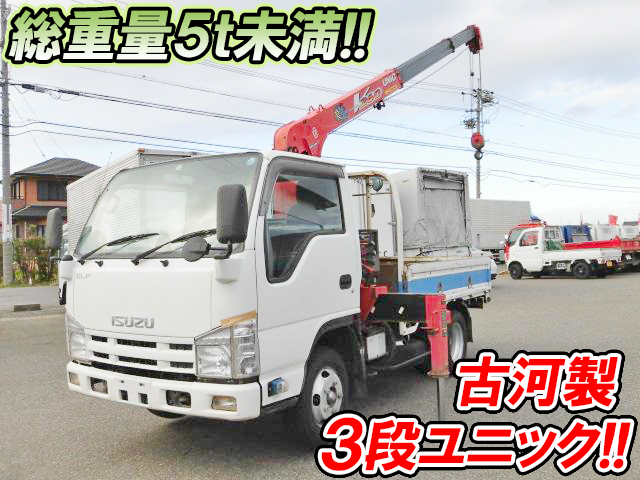 ISUZU Elf Truck (With 3 Steps Of Unic Cranes) TKG-NJR85A 2013 198,000km