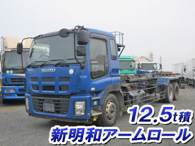ISUZU Giga Arm Roll Truck LKG-CYM77A 2010 617,982km