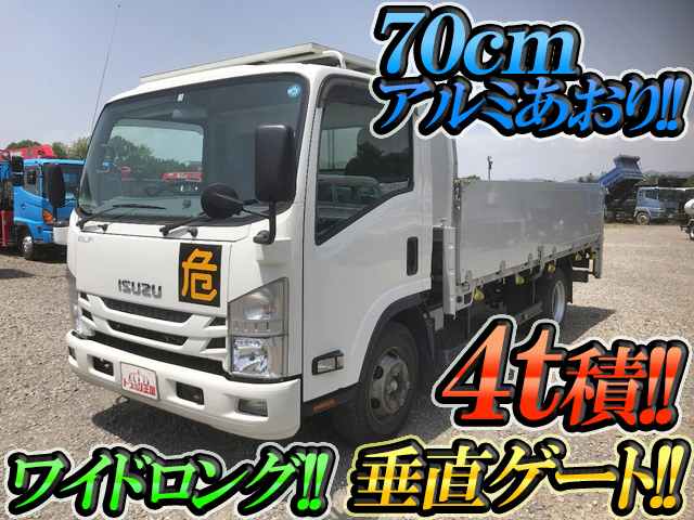 ISUZU Elf Flat Body TPG-NPR85N 2018 93,301km