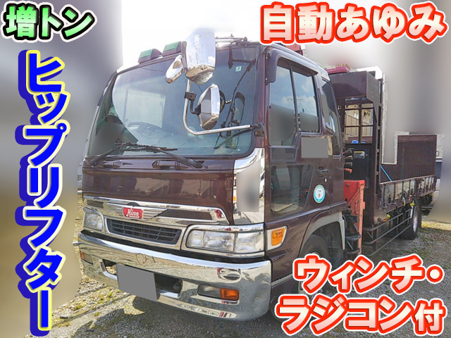 HINO Ranger Hip Lifter Crane KL-FE1JLDA 2001 758,593km