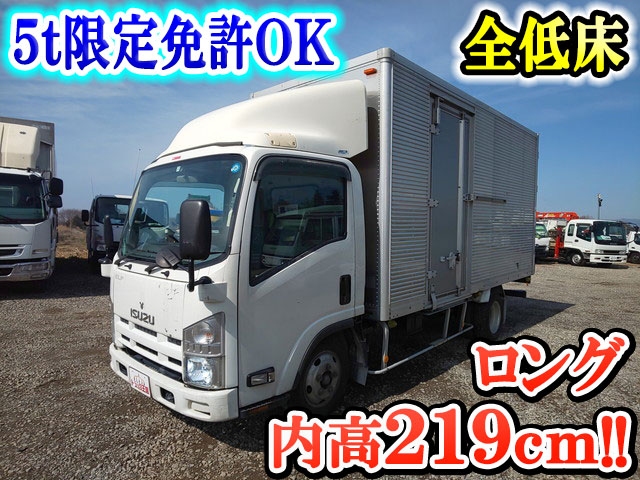 ISUZU Elf Aluminum Van BKG-NLR85AR 2009 128,738km