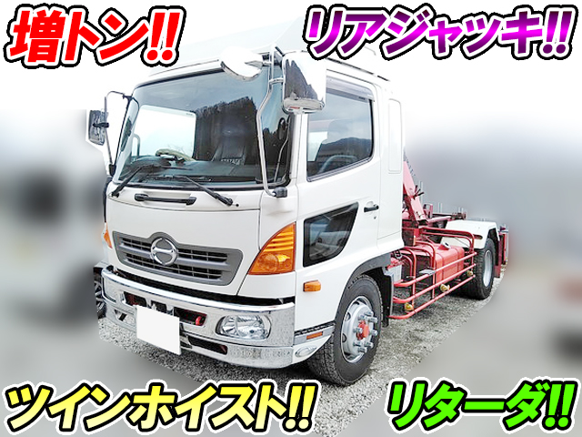 HINO Ranger Arm Roll Truck LKG-FE7JGAA 2010 482,224km