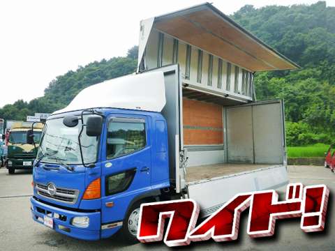 HINO Ranger Aluminum Wing BKG-FD7JLYA 2008 385,470km