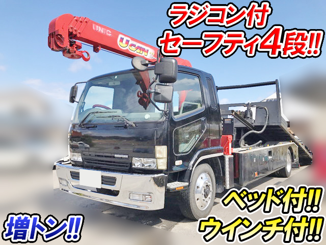 MITSUBISHI FUSO Fighter Safety Loader (With 4 Steps Of Cranes) KL-FM62FMZ 2003 335,608km