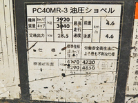 KOMATSU  Excavator PC40MR-3 2008 6,334h_33