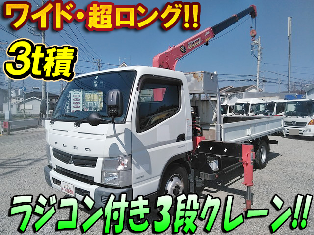 MITSUBISHI FUSO Canter Truck (With 3 Steps Of Unic Cranes) TKG-FEB80 2014 159,546km