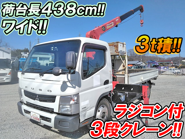 MITSUBISHI FUSO Canter Truck (With 3 Steps Of Unic Cranes) TKG-FEB80 2014 342,815km