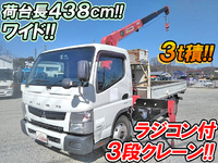MITSUBISHI FUSO Canter Truck (With 3 Steps Of Unic Cranes) TKG-FEB80 2014 342,815km_1