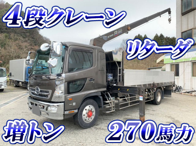 HINO Ranger Truck (With 4 Steps Of Cranes) KS-FE8JLFA 2005 907,314km