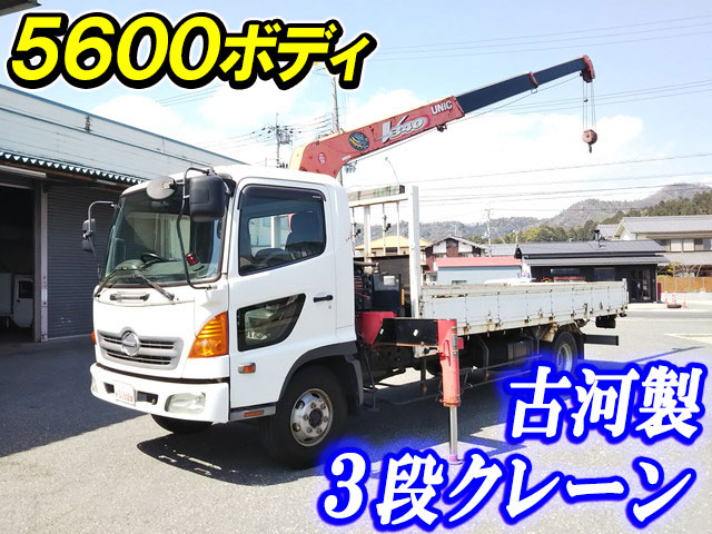 HINO Ranger Truck (With 3 Steps Of Unic Cranes) ADG-FC6JKWA 2006 64,744km