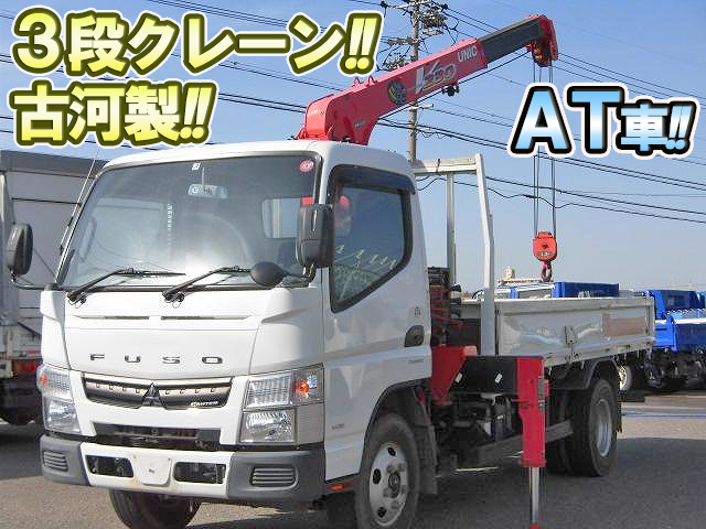 MITSUBISHI FUSO Canter Truck (With 3 Steps Of Unic Cranes) TKG-FEA50 2015 76,000km