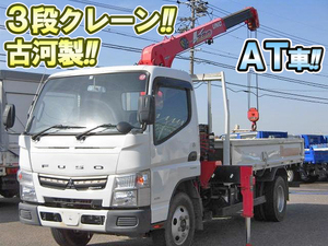 MITSUBISHI FUSO Canter Truck (With 3 Steps Of Unic Cranes) TKG-FEA50 2015 76,000km_1