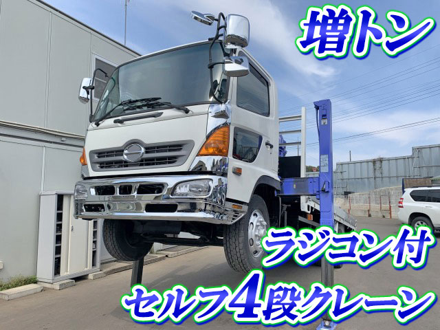 HINO Ranger Self Loader (With 4 Steps Of Cranes) BDG-FJ7JKWA 2007 399,548km