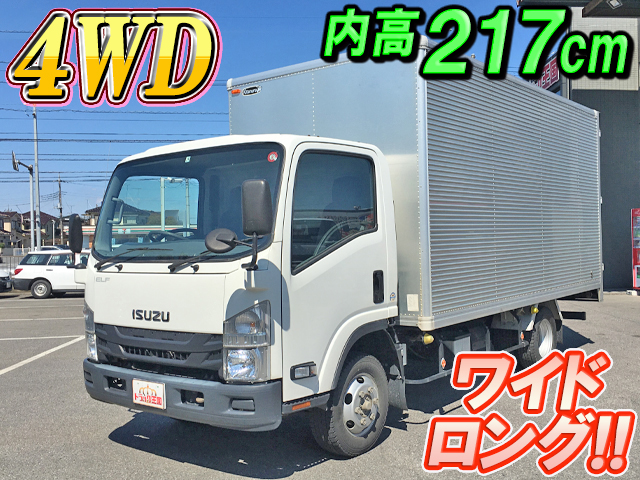 ISUZU Elf Aluminum Van TKG-NPS85AN 2015 95,526km