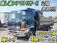 HINO Ranger Truck (With 4 Steps Of Unic Cranes) ADG-FJ7JGWA 2006 221,823km_1