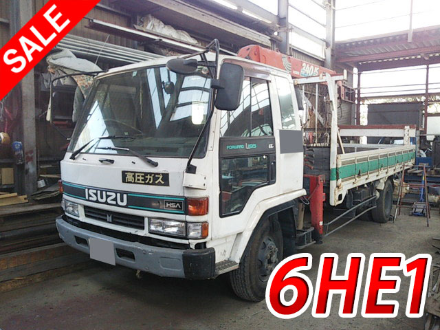 ISUZU Forward Truck (With 3 Steps Of Unic Cranes) U-FRR32JB 1993 