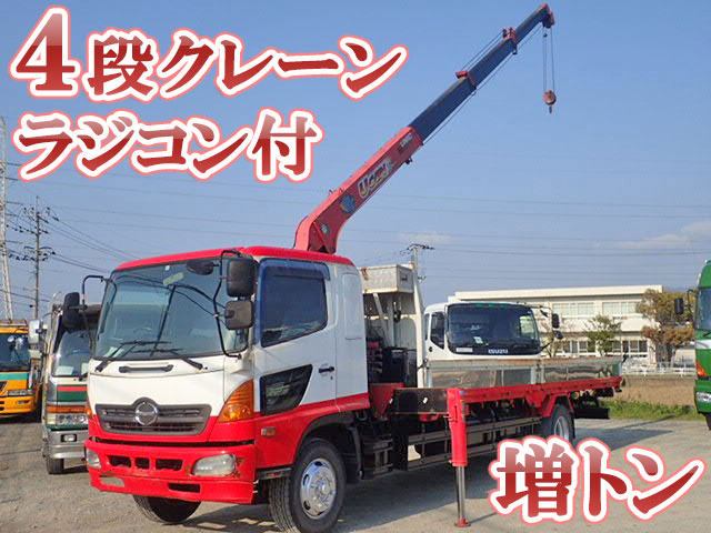 HINO Ranger Truck (With 4 Steps Of Cranes) KL-FE1JPEA 2003 591,478km