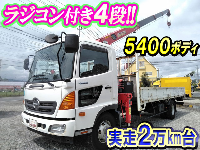 HINO Ranger Truck (With 4 Steps Of Unic Cranes) TKG-FC9JKAP 2014 27,960km