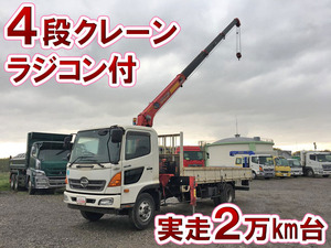 HINO Ranger Truck (With 4 Steps Of Cranes) TKG-FC9JKAP 2014 23,732km_1