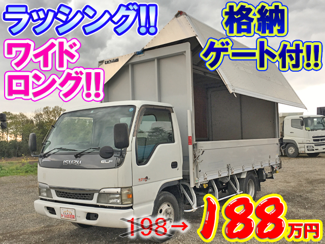 ISUZU Elf Aluminum Wing KR-NPR72LAV 2004 153,797km